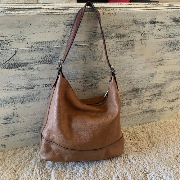 FOSSIL BROWN LEATHER BAG - Picture 4 of 14
